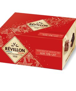 Assortiment de chocolats noir et lait Révillon 160gr