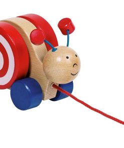 ANIMAL EN BOIS – ESCARGOT ROULANT WANJAH