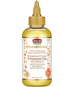 AFRICAN PRIDE – Moisture Miracle 5 huiles essentielles + Vitamine E (118 ml)