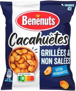 BÉNENUTS Cacahuètes Grillées & Non Salées 200 g