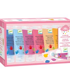 6 TUBES DE PEINTURE A DOIGTS – SWEET