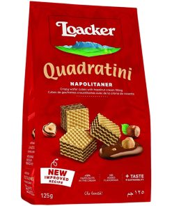 LOACKER Quadratini Gaufrette Noisette 125 g