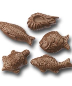 Fritures de pâques, crêpe dentelle au chocolat au Lait, boite de  1,8kilo Révillon
