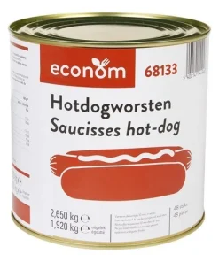 ECONOM saucisses Hotdog 2,650kg