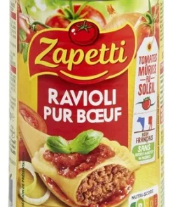 ZAPETTI ravioli pur boeuf conserve 400g