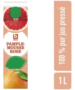 B pamplem.rose 100% pur jus briq 1L (1pc)