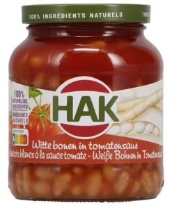 HAK haricots blancs sauce tomates 360g